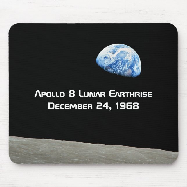 Apollo 8 Lunar Erdung 50 Jahre Jubiläum Mousepad (Vorne)
