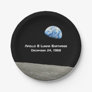 Apollo 8 Lunar Erdung 50 Jahre Jubiläum Pappteller