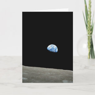 Apollo 8 NASA Moon Mission Earthrise Postkarte