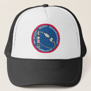 Apollo 9: McDivitt, Scott u. Schweickart Truckerkappe