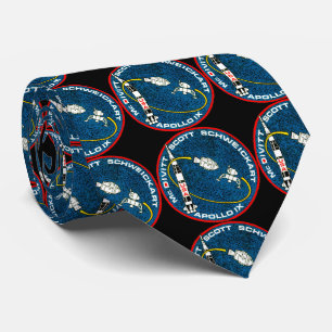 Apollo 9 Raumfahrt Mission 1969 Insignien Krawatte