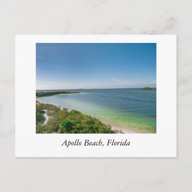 Apollo Beach Florida Postkarte (Vorderseite)