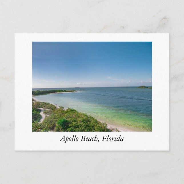 Apollo Beach und der Golf von Mexiko Postkarte (Vorderseite)