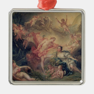 Apollo, der seine Göttlichkeit aufdeckt Silbernes Ornament