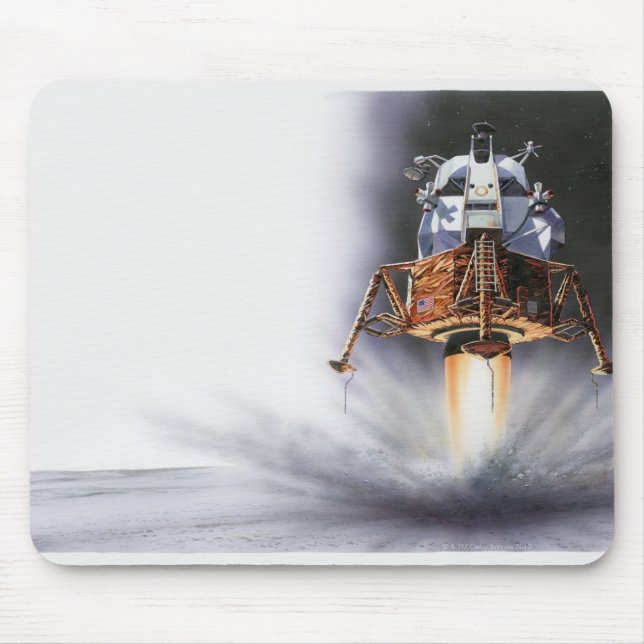 Apollo Eagle Lunar Modul Mousepad (Vorne)