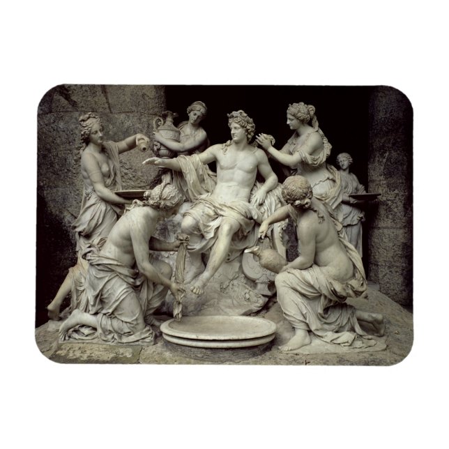 Apollo, gezendet durch die Nymphen, bestimmt für d Magnet (Horizontal)