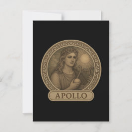 Apollo God of Light Postcard Postkarte
