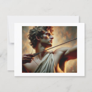 Apollo Greco Roman God, Postkarte
