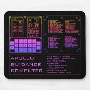 Apollo Guidance Computer Mouse Pad Mousepad