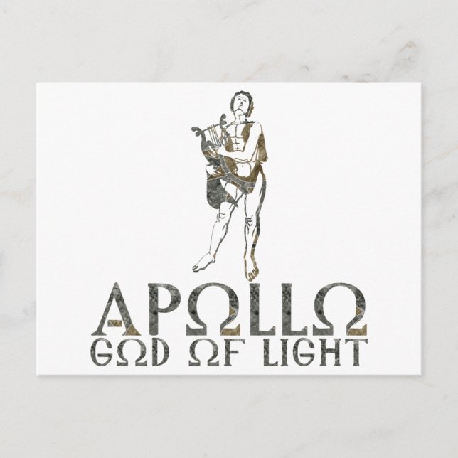 Apollo Postkarte (Vorderseite)