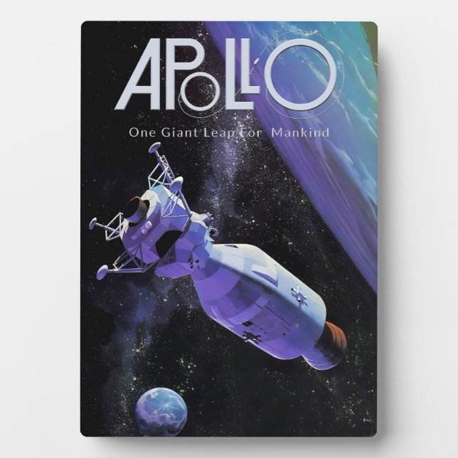 Apollo Program Fotoplatte (Vorderseite)
