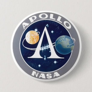 Apollo-Programm Logo Button