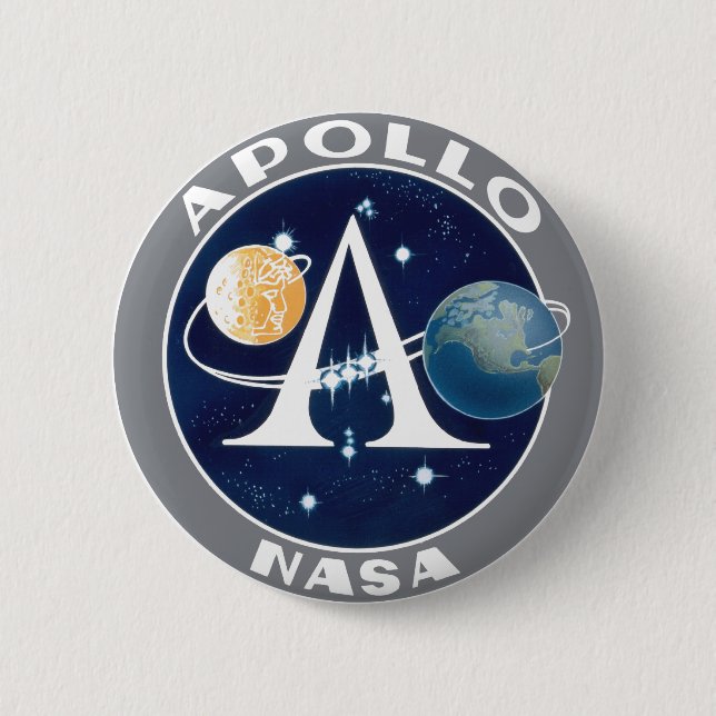 Apollo-Programm Logo Button (Vorderseite)