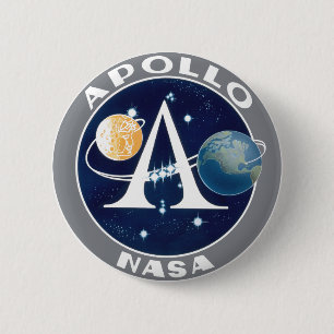 Apollo-Programm Logo Button