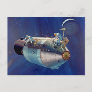 Apollo-Programm - Moon Mission Artist Concept Postkarte