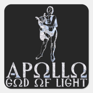 Apollo Quadratischer Aufkleber