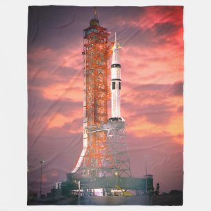 Apollo Saturn 1B Raketenstart Fleecedecke