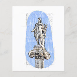 Apollo Statue - Griechische Mythologie Kunst druck Flyer