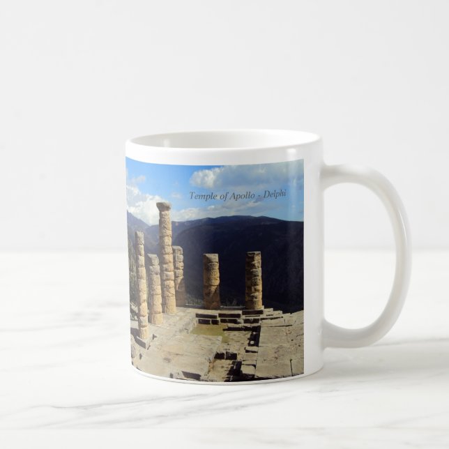 Apollo-Tempel - Delphi Kaffeetasse (Rechts)