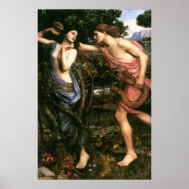 Apollo und Daphne von John William Waterhouse -190 Poster