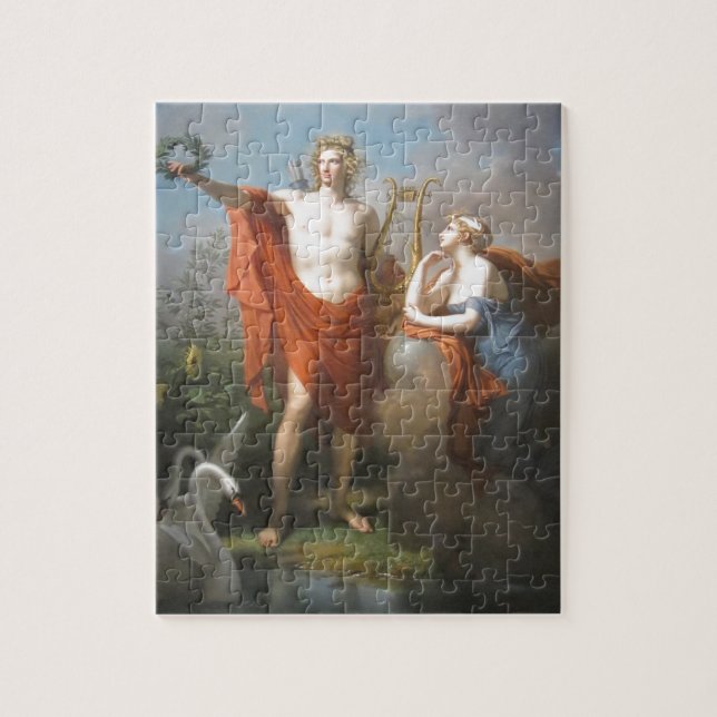 Apollo und die Musen (Vertikal)