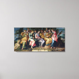 Apollo und die Musen, 1600 Leinwanddruck