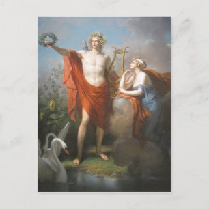 Apollo und die Musen Postkarte