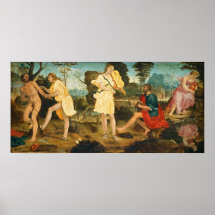 Apollo und Marsyas - Herr Anselmi Fine Art Poster