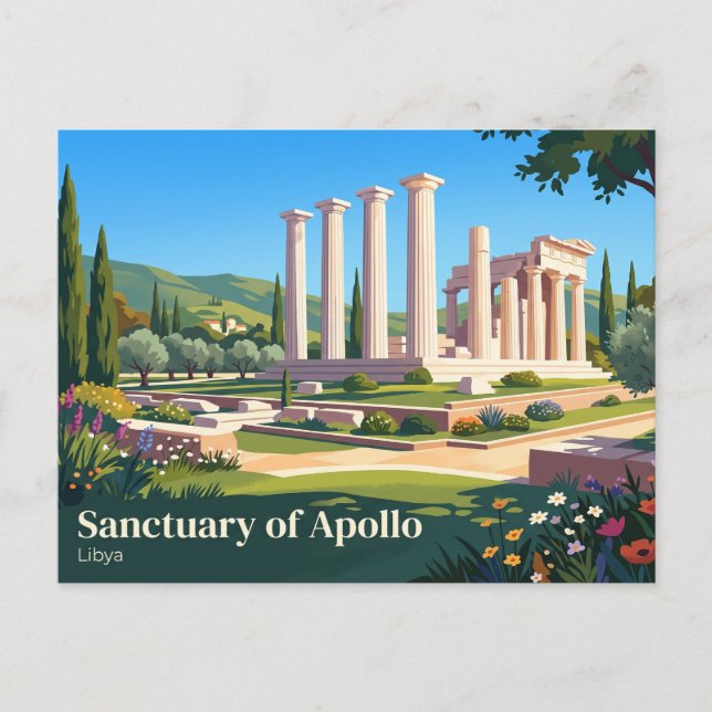 Apollonheiligtum Libya Postkarte (Vorderseite)