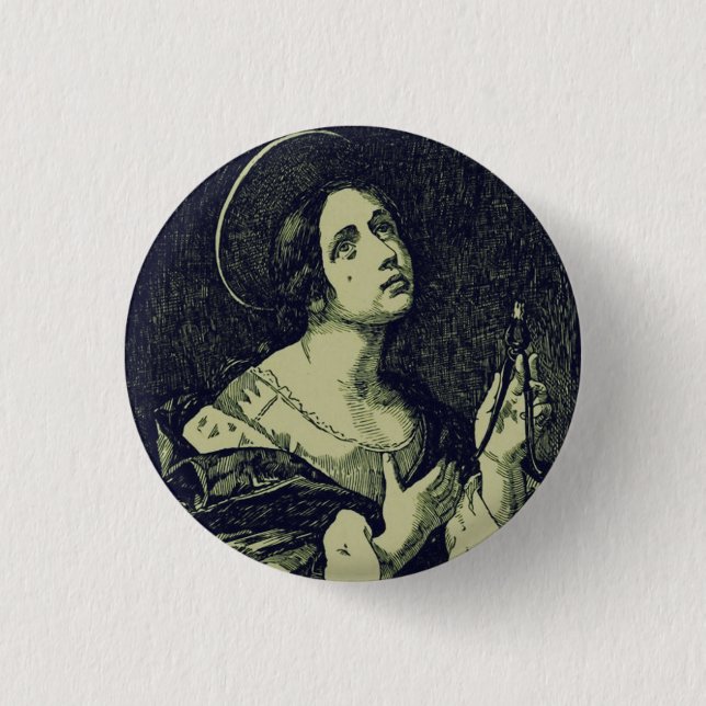 Apollonia-Jungfrau und Martyr Button (Vorderseite)