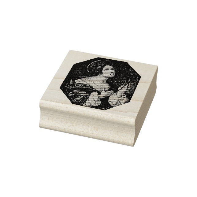 Apollonia-Jungfrau und Martyr Gummistempel (Stempel)