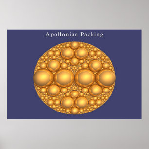 Apollonische Verpackung einer Apollonischen Verpac Poster
