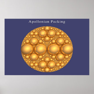 Apollonische Verpackung einer Apollonischen Verpac Poster