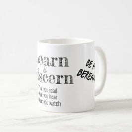 Apologetics Berean Bible Verse Skript White Kaffeetasse