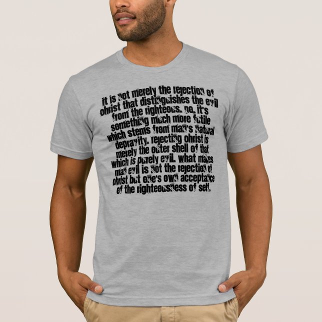 Apologetics-Shirt T-Shirt (Vorderseite)