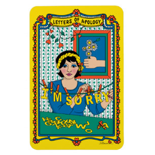 Apologie_B_4x6 Kühlschrank Magnet