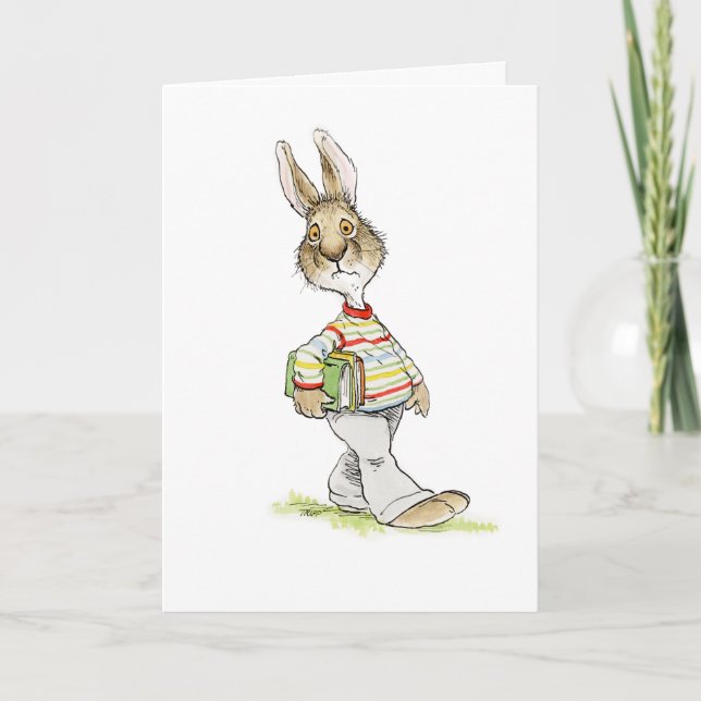 Apologie-Rabbit-Karte für das fehlende Datum Karte (Vorderseite)