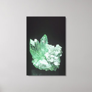 Apophyllite Kristalle mit Stilbite, Jalgaon, Mahar Leinwanddruck