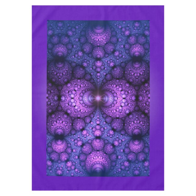 Apophysis-Fraktal - Atomfusion Tischdecke (Vorderseite)