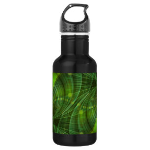 Apophysis Fraktal Kunst I - grün Trinkflasche
