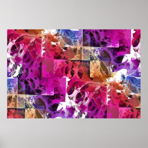 Apophysis Fraktal Kunst - Spinnennetz Poster