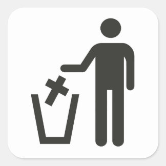 Apostasy Quadratischer Aufkleber