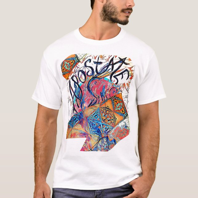 Apostate farbenfrohe freie Doodle Zeichn kostenlos T-Shirt (Vorderseite)