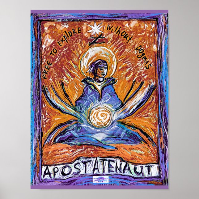 Apostatenaut - ohne Dogmen erkunden Poster (Vorne)