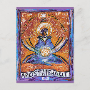 Apostatenaut - ohne Dogmen erkunden Postkarte