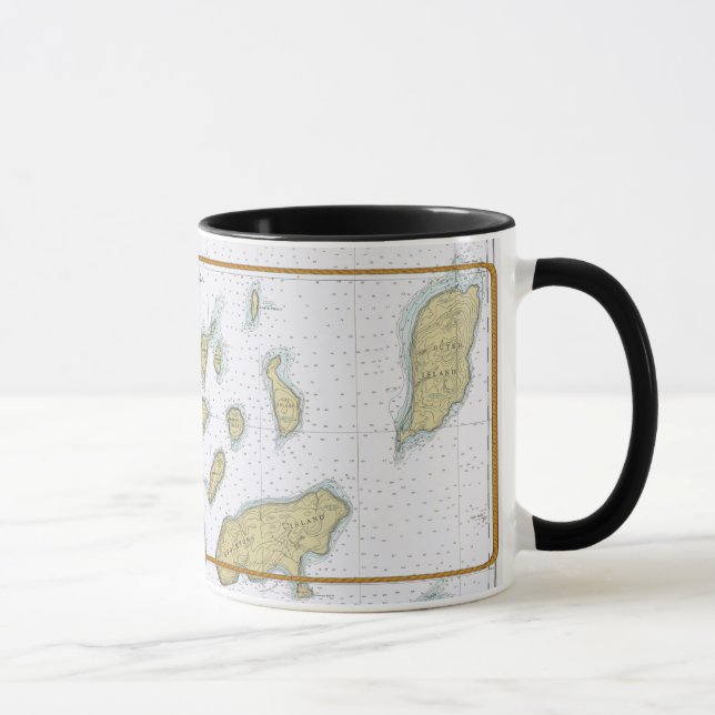Apostel-Insel-Seediagramm-Mug See-Vorgesetzter Tasse (Rechts)