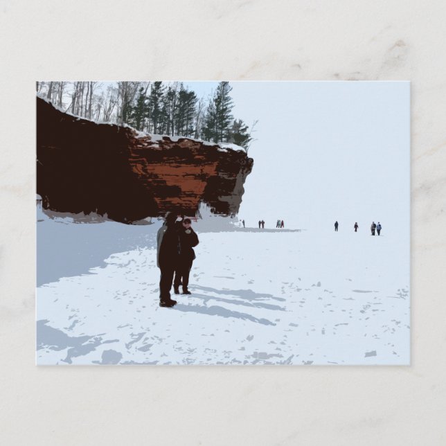 Apostel Islands National Lakeshore ICE CAVES Postkarte (Vorderseite)