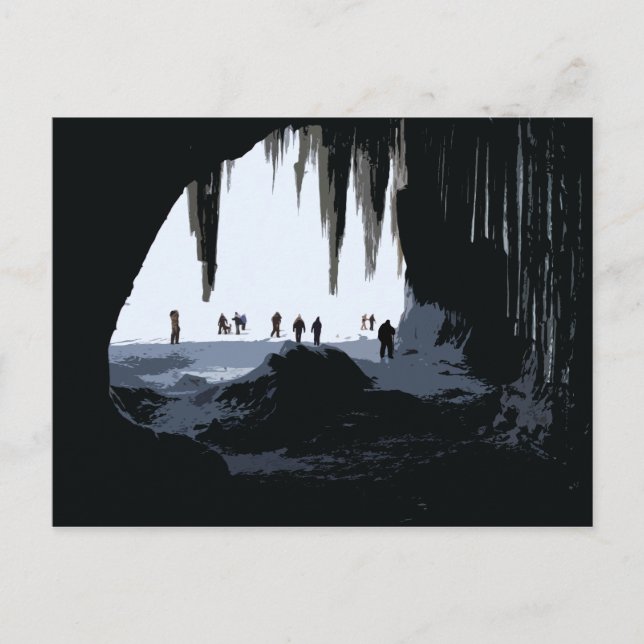 Apostel Islands National Lakeshore ICE CAVES Postkarte (Vorderseite)