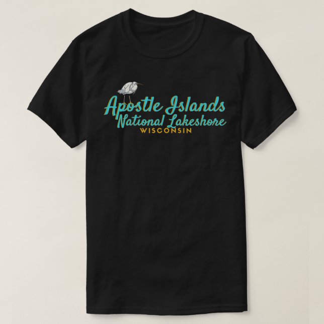 Apostel Islands National Lakeshore Wisconsin T-Shirt (Design vorne)