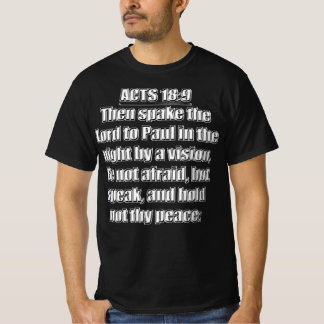 Apostelgeschichte 18, 9 Fürchte dich nicht, sonder T-Shirt